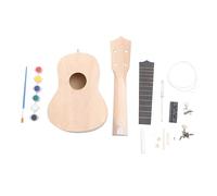 MUELODSIC Kit Fai Da Te Per Ukulele Tiglio Kit Di Costruzione Manuale Per Strumento Musicale Componenti Inclusi e Manuale Di Istruzioni Per Progetti Genitori-figli