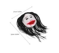 MUELODSIC Maschere Realistiche per Halloween Maschere Orribili in Lattice per Adulti Design Spaventoso da con Parrucche per Feste in Maschera e Cosplay