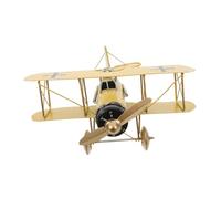 MUELODSIC Modellino Aeroplano in Metallo Kit Modellismo Aeroplano retrò per Adulti d Decorazione Unica per Aereo da Esporre o Casa