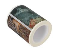 MUELODSIC Nastro Adesivo di Carta Washi Francobolli Nastro Decorativo per Diario Fai da Te Rotolo 1 Pezzo Facile da Strappare Senza Residui per Decorazioni Creative e Regalo