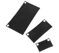 MUELODSIC Organizer Interno Borsetta Nero in Feltro 3 Pezzi, Inserto per Pochette e Borsa, Accesso Facile, Massimizza lo Spazio Interno, per Viaggi e Uso Quotidiano