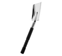 MUELODSIC Paletta per Stufa in Acciaio Inox 304 Pala per Stufa a Legna Multiuso Impugnatura Antiscivolo Utensile per Pulizia Cenere e Carbone Accessorio per Barbecue e Giardinaggio