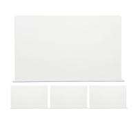 MUELODSIC Paraspruzzi Angolare Trasparente per Doccia e Lavandino Bagno Barriera Antiprotezione in PVC 40X12X4 CM Set 4 Pezzi per Prevenzione Schizzi in Vasca e Lavabo