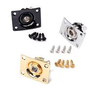 MUELODSIC Piastra Jack per Chitarra Elettrica e Basso Rame con Viti Socket Uscita per Strumenti Musicali Facile Installazione e Design Elegante