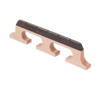 MUELODSIC Ponte Banjo 5 Corde in Legno Ponte a Sella Ricambio Accessorio per Banjo e Ukulele Trasferimento Vibrazioni Migliorato per Strumenti Musicali Folk