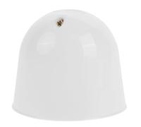 MUELODSIC Protezione per Ventilatore da Soffitto a Baldacchino in Plastica Bianca, Copri Ventilatore Sospeso, Accessorio Calotta Inferiore Antipolvere per Uso Domestico