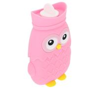 MUELODSIC Scaldamani Portatile Borsa Dell’Acqua Calda Resistente in Materiale Durevole Scaldamani Semplice Rosa per Uso Invernale Outdoor e Attività All’Aperto