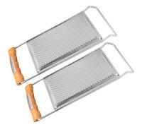 MUELODSIC Set 2 Grattugie Multiuso Acciaio Per Patate E Aglio Grattugia Casa 3 1 Per Verdure Trituratore E Affetta Verdure Pratico E Portatile