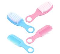 MUELODSIC Set Spazzola e Pettine per Ragazzo Ragazza Spazzola Morbida per Chioma e Massaggio Delicato per Cuoio Capelluto Sensibile Kit Ergonomico per Cura Chioma a Casa e in Viaggio 2