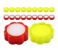 MUELODSIC Spugna per Dita 24 Pezzi, Office Supplies Finger Moistener in Plastica e Spugna, per Cassieri e Contabili