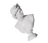 MUELODSIC Statua Mitologica in Resina Bianca David Decorazione Scultura Greca per Interni Desktop