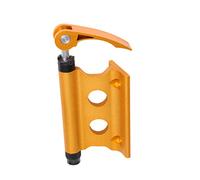 MUELODSIC Supporto Anteriore per Ruota Bici Mountain Bike Fissaggio Rapido con Sgancio Montaggio Versatile per Trasporto su Portapacchi e Superfici in Resistente Colore Giallo