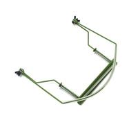 MUELODSIC Supporto Collo per in Acciaio Inox Verde Regolabile con Farfalla per Tenuta Sicura e Accessorio Leggero e Resistente per Arpa Bocca