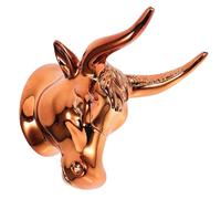 MUELODSIC Supporto da Parete per Ukulele e Chitarra a Forma di Testa di Bue Gancio in Metallo Dorato Capacità di Carico Elevata per Strumenti a Corda come Ukulele Violino e Basso Facile