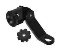 MUELODSIC Supporto Estensione Specchietto Retrovisore in Alluminio Resistente Montaggio per Telefonino Faro e Voltmetro Accessorio Compatto per Personalizzazione