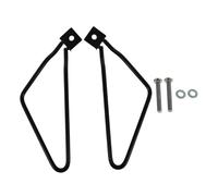 MUELODSIC Supporto Metallo per Borse Laterali Staffa Montaggio Resistente e Pratica Completo per Installazione Valigie Luggage Rack Compatibile con Harley Cruiser Dana Nero