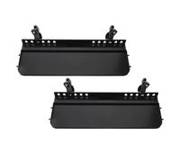 MUELODSIC Supporto Portatile per Cavalletto da Tavolo Triangolare in Metallo Pieghevole 2 Pezzi Vassoio Staccabile Organizer per Artisti Ripiano per Schizzi Leggero e Resistente per