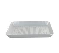 MUELODSIC Teglia per Pizza Quadrata in Alluminio Anodizzata Resistente alle Temperature Base Forata per Cottura Uniforme e Odore per Forno e Baking Pan
