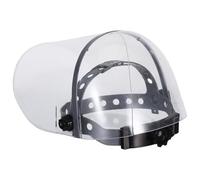 MUELODSIC Visiera Protettiva Trasparente in Pmma, Copertura Protettiva Resistente a Olio e Calore, Deflettore di Prevenzione per Uso Industriale e Sanitario, Casco Visiera Leggera Montata