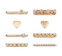 MUELODSIC Watchband Ring Charm in Metal, 8 Pieces, Comfortable And Easy Install Smartwatch Band Decoration For Daily Wear