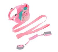 MUELODSIC Zaino con Guinzaglio e Imbracatura di Sicurezza per Piccoli, Cinturino da Polso Anti-Smarrimento con Braccialetto a Forma di Cavallo, Leggero e Regolabile per Luoghi Affollati come