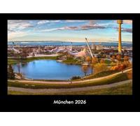 München 2026 Fotokalender DIN A3: Monatskalender mit Bild-Motiven aus Orten und Städten, Ländern und Kontinenten