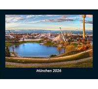 München 2026 Fotokalender DIN A5: Monatskalender mit Bild-Motiven aus Orten und Städten, Ländern und Kontinenten