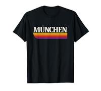 München Deutschland Retro Graphic - München Bayern Germania Maglietta