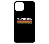 München - Souvenir di Monaco di Baviera con design retrò Custodia per iPhone 13
