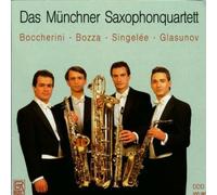 Münchner Saxopho The Munich Saxophone Quartet plays Boccherini, Bozza, Glaz (CD)