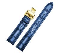 MUENShop XXL Cinturino Esteso in Vera Velle a Sgancio Rapido 18mm-22mm con Chiusura Pieghevole con Fibbia a Farfalla