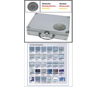 Münzkoffer-DDR-Universal-1949-1990-Smart-leer-SAFE-234-&-Münztableaus-30-Modelle