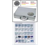 Münzkoffer-DDR-Universal-1949-1990-Smart Vuoto SAFE-234 & vassoio per monete 30
