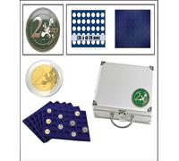 Valigetta monete Smart + 6 Tableaux 6326SP Look 1-174 Per 210 Monete Fino 26 MM