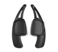 MUEOSI 1 paio di estensioni for cambio al volante in alluminio for auto, for, A3 A4L A5 A6L S3 S4 Q2 Q5L Q7 TTS Leve del cambio al volante per auto(Schwarz)