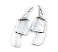 MUEOSI 1 paio di estensioni for cambio al volante in alluminio for auto, for, A3 A4L A5 A6L S3 S4 Q2 Q5L Q7 TTS Leve del cambio al volante per auto(Silver)