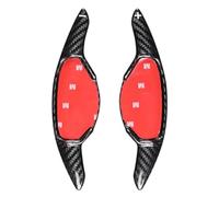 MUEOSI 1 paio di estensioni for cambio automatico al volante in fibra di carbonio, for NISSAN, for Teana, for Altima 2019 2020 accessori for interni auto Leve del cambio al volante per auto(Schwarz)