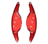 MUEOSI 1 paio di estensioni for cambio automatico al volante in fibra di carbonio, for NISSAN, for Teana, for Altima 2019 2020 accessori for interni auto Leve del cambio al volante per auto(Rot)