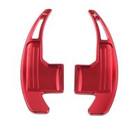 MUEOSI 1 paio di estensioni for cambio diretto al volante dell'auto in alluminio, for Ford, for Mustang, 2015 2016 2017 2018 2019 Leve del cambio al volante per auto(Rot)