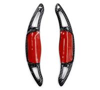 MUEOSI 1 paio di estensioni for le leve del cambio al volante dell'auto, for Toyota, for Camry, for Avalon, for Corolla Leve del cambio al volante per auto(Carbon Fiber Black)