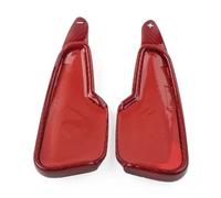 MUEOSI 1 paio di estensioni for palette del cambio al volante in vera fibra di carbonio for Chevrolet, for Corvette C8 2020 2021 2022 Leve del cambio al volante per auto(Carbon Fiber Red)