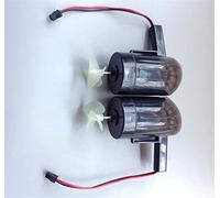 MUEOSI 1 pz 7.4 V Propulsore Subacqueo 390 Motore Spazzolato Potenza Motore Propulsore 36mm Elica Sommersa a 3 Pale, for RC Barca con Esche da Pesca Albero di trasmissione per imbarcazioni(1pair)