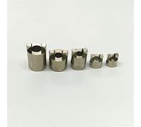 MUEOSI 10 pz 3.17mm 4mm 4.76mm 5mm 6.35mm Paddle Forcella, for FAI DA TE Modello Giocattoli RC Elettrico Barca Drive Cane Elica Albero Stampella Connettore Albero di trasmissione per imbarcazioni(5mm)