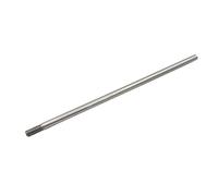 MUEOSI 1PC 5mm Albero motore Asse di trasmissione in acciaio inossidabile Asse con filo metallico, for di alberi for barche RC 15cm 20cm 25cm 30cm 35cm Albero di trasmissione per imbarcazioni(L25cm)