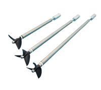 MUEOSI 1Set Kit albero motore Eliche CW Giunto Manicotto dell'asse, for RC Jet Boats L10/15/20/25/30cm Asse di trasmissione D32mm 3mm Albero di trasmissione per imbarcazioni(25x20cm for 4mm)