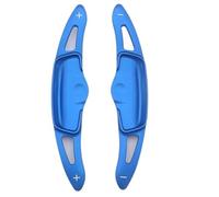 MUEOSI 2 pezzi adesivi cambio estensione cambio volante for auto, for Kia, K5 DL3 2020 accessori auto Leve del cambio al volante per auto(BLACK Blue)