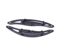 MUEOSI 2 pezzi di estensione del cambio al volante in alluminio for auto, for Porsche, for PANAMERA, for MACAN, for CAYENNE, 718 911 Accessori auto Boxster Leve del cambio al volante per auto(BLACK Bl