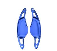 MUEOSI 2 pezzi di estensione del volante in alluminio Paddle Shift Trim, for BMW, serie 5 G30 G38 7 G11 G12 X3 G01 X4 G02 M5 F90 2017 2018 Leve del cambio al volante per auto(BLACK Blue)
