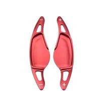 MUEOSI 2 pezzi di estensione del volante in alluminio Paddle Shift Trim, for BMW, serie 5 G30 G38 7 G11 G12 X3 G01 X4 G02 M5 F90 2017 2018 Leve del cambio al volante per auto(BLACK Red)