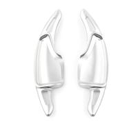 MUEOSI 2 pezzi estensione leva cambio volante argento for auto, for Chevrolet, for Camaro, 2016 2017 2018 alluminio CNC Leve del cambio al volante per auto
